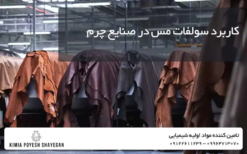تصویر چرم در کاربرد سولفات مس در صنایع چرم کیمیا پویش شایگان